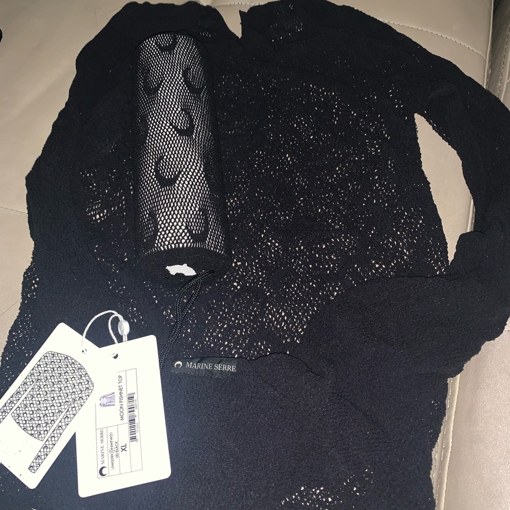 MARINE SERRE MOON FISH NET TOP XL( WORN ONCE) AUTHENTIC